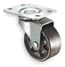 Industrial Grade 1UKW6 Swivel Caster, 2 In, 125 Lb, Semi Steel