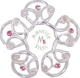 Celtic GEM Non-Piercing Clip On Nipple Ring PAIR Shield