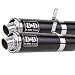 02-05 Honda 919 Hornet D&D black/black Dual s/o Exhaust - 433-11B