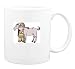 Mug with human, body, individuals, individual, persons, hugging, goat, humans, girl, people, child, pet, person