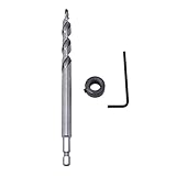 Demiawaking　ツイスト ドリル　3/8 "インチ　 9.5 ミリメートル　六角　ビット　ポケット穴機 　３セット