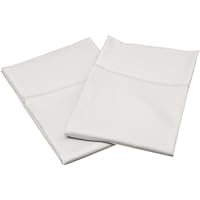Home Source 100% Rayon Derived from Bamboo Standard Pillowcase Pair, Silver Birch