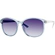 Juicy Couture Create/S Women's Fashion Sunglasses w/ Free B&F Heart Sticker Bundle - Blue Crystal/Navy Gradient