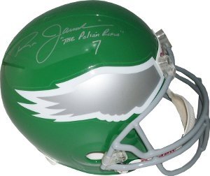 Ron Jaworski Autographed/Hand Signed Philadelphia Eagles TB Full Size Replica Helmet Polish Rifle- J