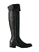 Overknee Stiefel von Apart Leder in Dunkelbraun