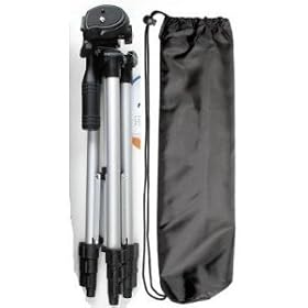 50" Inch Professional Tripod ~Including CASE!~ For all CAMERA/CAMCORER! NIKON D40 D40X D60 D80 D90 D3000 D5000 CANON REBEL D-SLR XT XS XTi T1i XSi 50D DCR-SR47 HC52 CX100 + Nearly Every CAMERA/CAMCORDER!