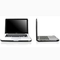 Macally BOOKSHELL2 Leather Protective Cover for New 13 Inch Aluminum MacBook