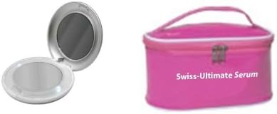 Swiss-Ultimate 'Geneva' Cosmetic Bag + 'MontBlanc' Cosmetic Mirror Set