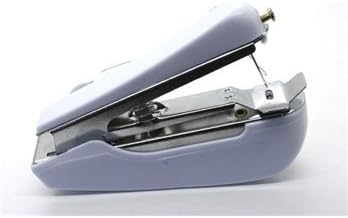 Mini Portable Handheld Sewing Machine for Clothes, Fabrics (White)