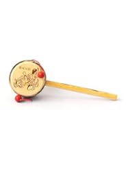 Toy: Como Chinese Lucky Ancient Kids Print Wood Hand Shaking Rattle Drum Toy for Baby Handmade Thailand - One TwO Shops