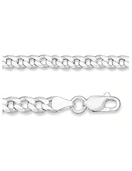 5.5mm Sterling Silver Curb Link Chain