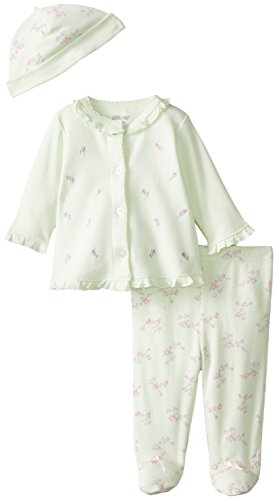 Little Me Baby-Girls Newborn Rosebuds Take Me Home Set, Mint Print, 6 Months