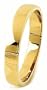 14K Gold Bangle Bracelet, 10.5mm wide