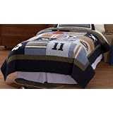 All State - Twin Quilt with Pillow Sham by pem america