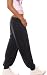 Damen Sporthose Jogging Pluder Hose Neu Gr. 38/M Haremshose Schwarz