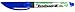 Ticonderoga RediSharp Plus Low Odor Permanent Markers, Fine Point, Blue, 12-Pack (98208)