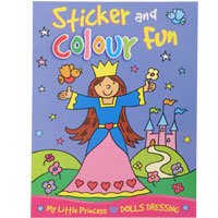 Childrens Toyshop  Toys : Brown Watson Sticker and Colour Fun My Little Princess