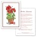 Geranium Greeting Card w/ Gardening Tips