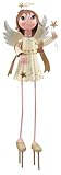 Angel Garden Stake Statuary with Flowering Metal Stand