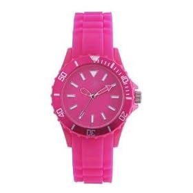Reflex - SR007 - Montre Mixte Rose Vif en Silicone