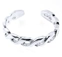 Sterling Silver Toe Ring Old Knots