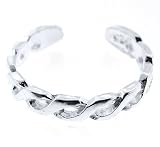 Sterling Silver Toe Ring Old Knots