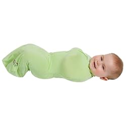 The Original Woombie Swaddle Blanket, Keylime, 14-19 Pounds