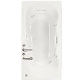 American Standard 7236.028WC.020 Virtuoso 6-Feet by 32-Inch Whirlpool Bath Tub with Everclean Hydro Massage System II, White