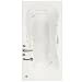 American Standard 7236.028WC.020 Virtuoso 6-Feet by 32-Inch Whirlpool Bath Tub with Everclean Hydro Massage System II, White