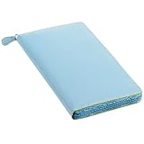Baekgaard Travel Wallet - Caribbean Blue/Lemon