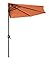Trademark Innovations Patio Half Umbrella, 9', Orange