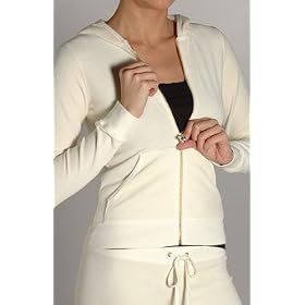 Juicy Couture Long Sleeve Zip Hoodie w  Engagement Ring (JGMU9528) by Juicy Couture