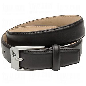 Adidas leather core performance belt black 30w