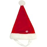 Outward Hound Kyjen  PP01759 Dog Santa Hat Holiday Pet Accessory, Large, Red