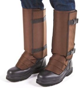 Snake Gaiters - Snake Bite Protection - Cocoa Brown (Large)
