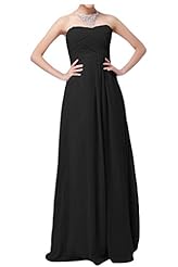 Modest Floor Length Chiffon Evening Dress 