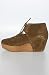 thumbnail: 80%20 The Scarlet Wooden Wedge Wallabee in Chocolate,Shoes for Women from 80%20