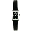 Gucci Women's 8600 Series Black Leather Watch #YA086503