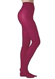 Woman Within Plus Size 2pack Opaque Footed Tights by Comfort Choice