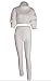 Chuanqi Women's Plus Size Turtleneck Two pieces Crop Top and Long Pants Jumpsuit