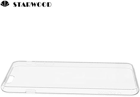 Starwood Soft Anti-Scratch Transparent case and Shock-Absorption Bumper for iphone 6/6s, 4.7inch with Dustproof plug