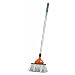 BestBroom MWO/DP Mini Wings Compact Broom with Telescoping Handle and Attachable Stand-Up Dustpan