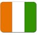 Ivory Coast Côte D'ivoire Flag Mousepad Mouse Pad Mat