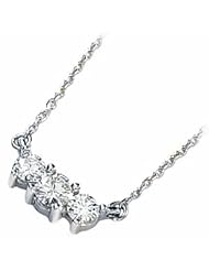 1/2 CT TW Moissanite Necklace