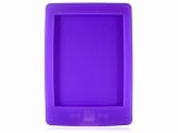 Purple Silicone Ebook Reader Case Cover Skin for Amazon Kindle 4