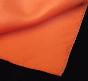 Swagger & Swoon Plain Orange Handkerchief