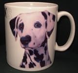 Dalmatian white black spots DOG MUG