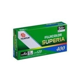 Fujifilm Superia X-TRA 120 format neg color film 400 Film (5 Pack)