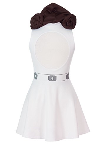 Sidecca Star Wars Princess Leia Skater Dress White Small | Desertcart Fiji