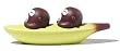 A di Alessi Banana Bros Salt and Pepper Shakers